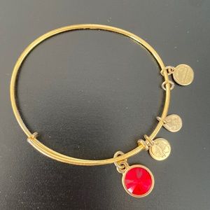 Alex and Ani July Birthstone Charm Bangle
